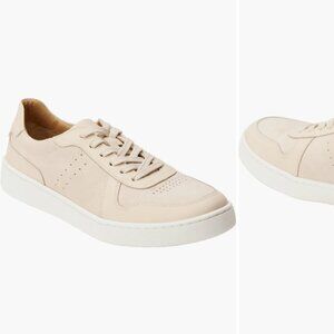 Nisolo | Women's Canvas Leather/Suede Sneakers | Size: 8 | Color: Bone